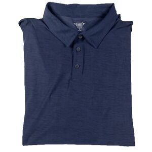 Old Navy‎ Active Breath On Mens Navy Blue Short Sleeve Collard Golf Shirt XL